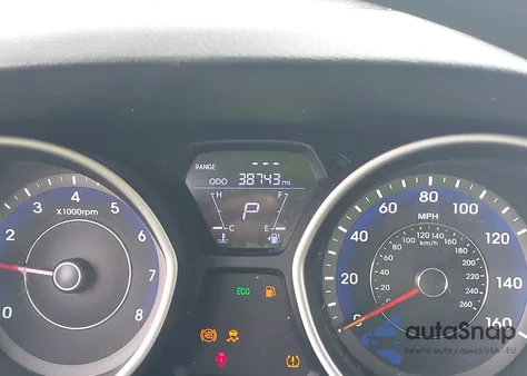 2012 Hyundai Elantra Gls (Ulsan Plant) from USA, damaged, VIN KMHDH4AE8CU279671